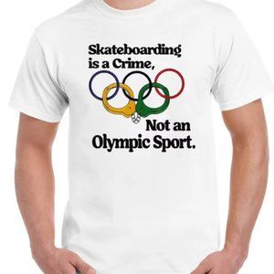 Skateboarding is a crime not an sport shirt